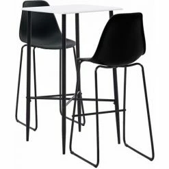 Top 10 👏 TRUE DEAL Ensemble De Bar 3 Pcs Plastique Noir 👏