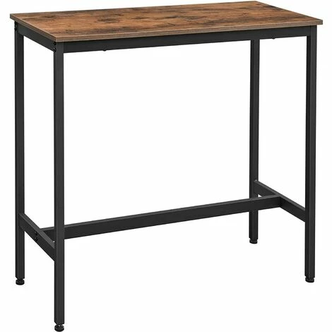 Top 10 ✨ VASAGLE Table De Bar, Table Haute Fine, Table De Cuisine, Table De Salle à Manger, Avec Cadre Métallique Robuste, 100 X 40 X 90 Cm, Montage Facile, Style Industriel, Marron Rustique Et Noir Par SONGMICS LBT10X - Marron Rustique Et Noir 🛒 3 Top 10 ✨ VASAGLE Table De Bar, Table Haute Fine, Table De Cuisine, Table De Salle à Manger, Avec Cadre Métallique Robuste, 100 X 40 X 90 Cm, Montage Facile, Style Industriel, Marron Rustique Et Noir Par SONGMICS LBT10X - Marron Rustique Et Noir 🛒