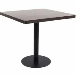 Acheter 😀 ASUPERMALL Table De Bistro Marron Fonce 80x80 Cm MDF 👍