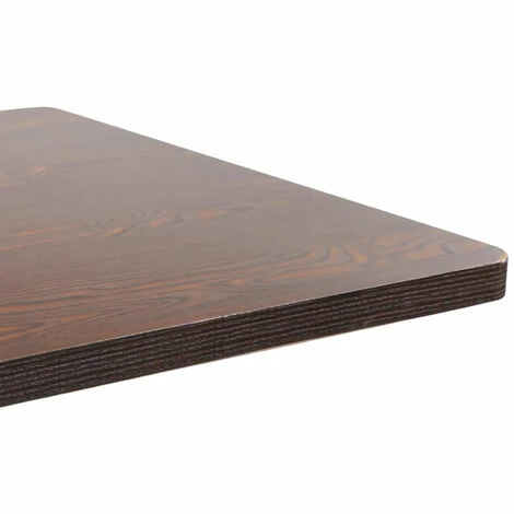 Acheter 😀 ASUPERMALL Table De Bistro Marron Fonce 80x80 Cm MDF 👍 5 Acheter 😀 ASUPERMALL Table De Bistro Marron Fonce 80x80 Cm MDF 👍 – Image 3