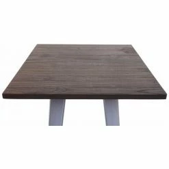 Remise ⌛ Table Haute HHG-401 Avec Plateau En Bois, Table De Bar, Design Industriel En Métal 107x60x60cm ~ Gris 🔔 10 Remise ⌛ Table Haute HHG-401 Avec Plateau En Bois, Table De Bar, Design Industriel En Métal 107x60x60cm ~ Gris 🔔 -Table haute Boutique 27343023 4