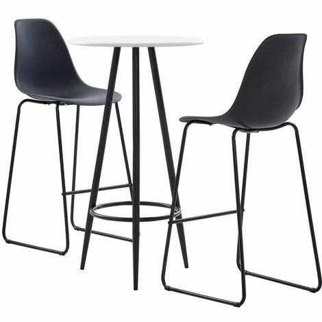Vente flash 🎉 YOUTHUP Ensemble De Bar 3 Pcs Plastique Noir - Noir ❤️ 3 Vente flash 🎉 YOUTHUP Ensemble De Bar 3 Pcs Plastique Noir - Noir ❤️