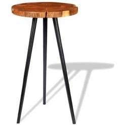 Nouveau 🎉 YOUTHUP Table De Bar Bois D'acacia Massif (55-60) X 110 Cm - Brun 🎁 -Table haute Boutique 27507812 4
