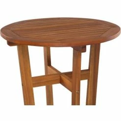 De gros ✔️ YOUTHUP Table De Bar 60x105 Cm Bois D'acacia Massif - Brun ⭐ -Table haute Boutique 28175987 3