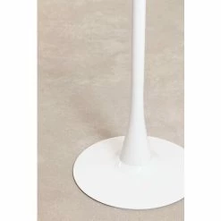 Tout neuf 👍 Table Haute Ronde En MDF Et Métal (Ø60 Cm) Ivet Style SKLUM MDF - Blanc 🔥 -Table haute Boutique 28394124 5