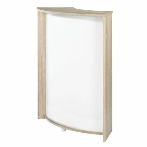 Offres 😀 BEAUX MEUBLES PAS CHERS Meuble-Comptoir Bar 96 Cm Chêne - Coloris: Blanc 🌟 5 Offres 😀 BEAUX MEUBLES PAS CHERS Meuble-Comptoir Bar 96 Cm Chêne - Coloris: Blanc 🌟 – Image 3