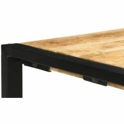 Meilleure vente ⭐ TRUE DEAL Table De Bar 110x60x110 Cm Bois De Manguier Massif 😉 -Table haute Boutique 28830595 4