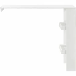 Promo 👏 Table De Bar Bromölla 120 X 45 X 106 Cm Blanc [en.casa] 🛒 -Table haute Boutique 28854948 4