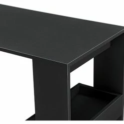 Coupon ⌛ Table De Bar Bromölla 120 X 45 X 106 Cm Noir [en.casa] ✔️ -Table haute Boutique 28854953 5