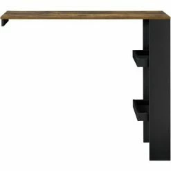 Meilleur prix ✔️ Table De Bar Bromölla 120 X 45 X 106 Cm Effet Chêne Foncé Noir [en.casa] 😍 -Table haute Boutique 28854984 4