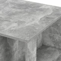 Promo ✨ Table De Bar Danderyd 3 Étagères 120x60x106 Cm Effet Béton [en.casa] 🔔 -Table haute Boutique 28855014 5