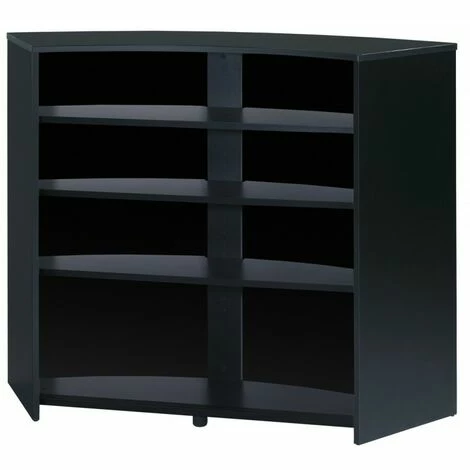 Nouveau 😉 BEAUX MEUBLES PAS CHERS Meuble Bar, Meuble Comptoir Face Noire 135 Cm - Coloris: Noir 👏 4 Nouveau 😉 BEAUX MEUBLES PAS CHERS Meuble Bar, Meuble Comptoir Face Noire 135 Cm - Coloris: Noir 👏 – Image 2