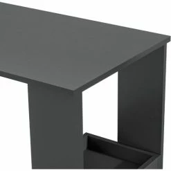 De gros ⌛ Table De Bar Sölvesborg 2 Compartiments Murale Gris Foncé [en.casa] 👏 -Table haute Boutique 29885094 5