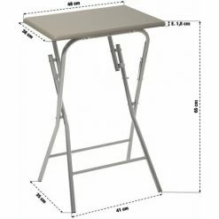 Les meilleures critiques de ⌛ OSE Petite Table Rectangulaire Pliante 🔥 -Table haute Boutique 30056756 2