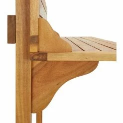 Remise ❤️ YOUTHUP Table De Bar De Balcon 90x37x122,5 Cm Bois D'acacia Massif - Brun ✔️ -Table haute Boutique 30071979 5