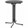 Meilleur prix 🛒 HELLOSHOP26 Mange Debout Table Pliable Pliant Diamètre 80 Cm Noir - Noir ❤️ -Table haute Boutique 30189614 1