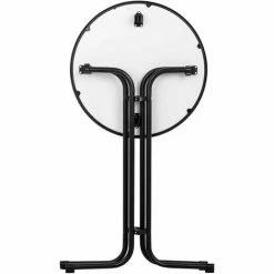 Meilleur prix 🛒 HELLOSHOP26 Mange Debout Table Pliable Pliant Diamètre 80 Cm Noir - Noir ❤️ -Table haute Boutique 30189614 2