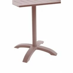 Les meilleures critiques de ✨ ESSENCIEL GREEN Table De Bistrot Carré En Alu Inari Coloris Muscade - Muscade 😀 -Table haute Boutique 30528223 2