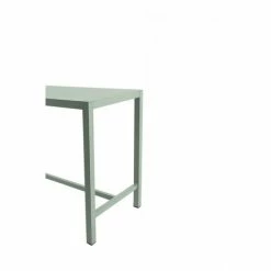 Nouveau 🧨 ESSENCIEL GREEN Table De Bar Rectangulaire En Aluminium Coloris Romarin - Romarin ❤️ -Table haute Boutique 30528248 2