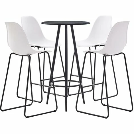 Le moins cher 👏 ASUPERMALL Ensemble De Bar 5 Pcs Plastique Blanc 🎁 3 Le moins cher 👏 ASUPERMALL Ensemble De Bar 5 Pcs Plastique Blanc 🎁