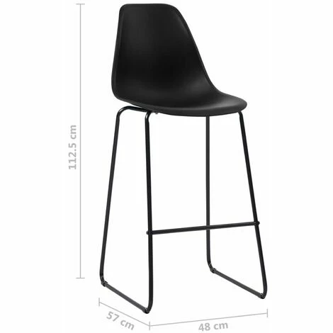Grosses soldes ⌛ ASUPERMALL Ensemble De Bar 3 Pcs Plastique Noir 🌟 6 Grosses soldes ⌛ ASUPERMALL Ensemble De Bar 3 Pcs Plastique Noir 🌟 – Image 4