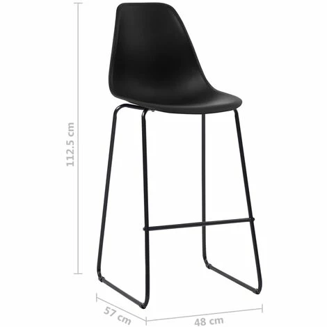 Meilleur prix 🥰 ASUPERMALL Ensemble De Bar 5 Pcs Plastique Noir 🥰 5 Meilleur prix 🥰 ASUPERMALL Ensemble De Bar 5 Pcs Plastique Noir 🥰 – Image 3
