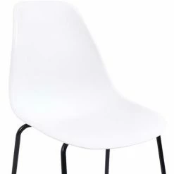 Budget ⭐ ASUPERMALL Ensemble De Bar 5 Pcs Plastique Blanc 🎁 -Table haute Boutique 31119058 5