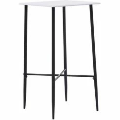 Acheter 🧨 ASUPERMALL Ensemble De Bar 5 Pcs Plastique Noir 🤩 -Table haute Boutique 31119096 4