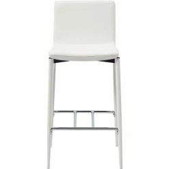 Remise ❤️ ASUPERMALL Ensemble De Bar 3 Pcs Similicuir Blanc 🔔 9 Remise ❤️ ASUPERMALL Ensemble De Bar 3 Pcs Similicuir Blanc 🔔 -Table haute Boutique 32095003 3