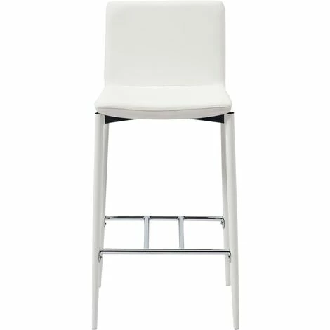 Remise ❤️ ASUPERMALL Ensemble De Bar 3 Pcs Similicuir Blanc 🔔 5 Remise ❤️ ASUPERMALL Ensemble De Bar 3 Pcs Similicuir Blanc 🔔 – Image 3