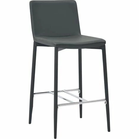 Grosses soldes 😉 ASUPERMALL Ensemble De Bar 3 Pcs Similicuir Gris 🌟 6 Grosses soldes 😉 ASUPERMALL Ensemble De Bar 3 Pcs Similicuir Gris 🌟 – Image 4