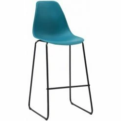 Sortie 🧨 ASUPERMALL Ensemble De Bar 5 Pcs Plastique Turquoise 🌟 -Table haute Boutique 32096021 4