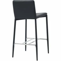 Coupon 🔔 ASUPERMALL Ensemble De Bar 3 Pcs Similicuir Noir 🔔 -Table haute Boutique 32096594 3