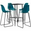 Top 10 🌟 ASUPERMALL Ensemble De Bar 5 Pcs Plastique Turquoise ❤️ 2 Top 10 🌟 ASUPERMALL Ensemble De Bar 5 Pcs Plastique Turquoise ❤️ -Table haute Boutique 32400324 1