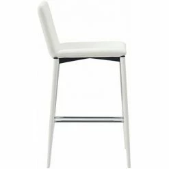 Remise 🥰 ASUPERMALL Ensemble De Bar 3 Pcs Similicuir Blanc 🛒 10 Remise 🥰 ASUPERMALL Ensemble De Bar 3 Pcs Similicuir Blanc 🛒 -Table haute Boutique 32400366 4
