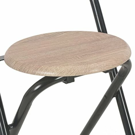 Tout neuf ❤️ ASUPERMALL Ensemble De Bar Avec Etageres 3 Pcs Bois Et Acier ❤️ 5 Tout neuf ❤️ ASUPERMALL Ensemble De Bar Avec Etageres 3 Pcs Bois Et Acier ❤️ – Image 3