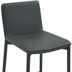Remise 🛒 ASUPERMALL Ensemble De Bar 3 Pcs Similicuir Gris 🎁 -Table haute Boutique 32400533 5