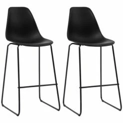 Remise 🔥 ASUPERMALL Ensemble De Bar 3 Pcs Plastique Noir ✨ 9 Remise 🔥 ASUPERMALL Ensemble De Bar 3 Pcs Plastique Noir ✨ -Table haute Boutique 32400545 3