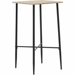 Remise 🔥 ASUPERMALL Ensemble De Bar 3 Pcs Plastique Noir ✨ 10 Remise 🔥 ASUPERMALL Ensemble De Bar 3 Pcs Plastique Noir ✨ -Table haute Boutique 32400545 4