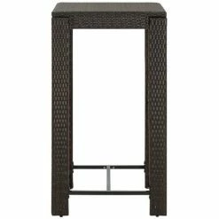 Grosses soldes 🥰 ASUPERMALL Meuble De Bar De Jardin 3 Pcs Et Coussins Resine Tressee Marron 🌟 10 Grosses soldes 🥰 ASUPERMALL Meuble De Bar De Jardin 3 Pcs Et Coussins Resine Tressee Marron 🌟 -Table haute Boutique 32956018 4