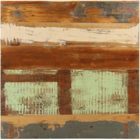 Budget 🌟 VidaXL Table De Bistro Carrée 50x50x75 Cm Bois De Récupération Massif - Brun 🔥 5 Budget 🌟 VidaXL Table De Bistro Carrée 50x50x75 Cm Bois De Récupération Massif - Brun 🔥 – Image 3