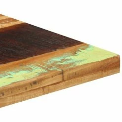Budget 🌟 VidaXL Table De Bistro Carrée 50x50x75 Cm Bois De Récupération Massif - Brun 🔥 10 Budget 🌟 VidaXL Table De Bistro Carrée 50x50x75 Cm Bois De Récupération Massif - Brun 🔥 -Table haute Boutique 33109391 4