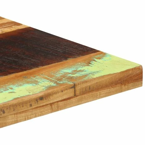 Budget 🌟 VidaXL Table De Bistro Carrée 50x50x75 Cm Bois De Récupération Massif - Brun 🔥 6 Budget 🌟 VidaXL Table De Bistro Carrée 50x50x75 Cm Bois De Récupération Massif - Brun 🔥 – Image 4