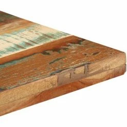 Budget 😍 VidaXL Table De Bistro Carrée 50x50x110 Cm Bois De Récupération Massif - Brun 🎉 -Table haute Boutique 33109393 4