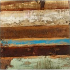 Promo 🤩 VidaXL Table De Bistro Carrée 80x80x75 Cm Bois De Récupération Massif - Brun 💯 -Table haute Boutique 33112891 3