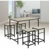 Grosses soldes 🧨 SKECTEN Ensemble Table De Bar Bistrot 4 Tabourets Avec Repose-pieds Table Mange-debout Table Haute Cuisine 💯 2 Grosses soldes 🧨 SKECTEN Ensemble Table De Bar Bistrot 4 Tabourets Avec Repose-pieds Table Mange-debout Table Haute Cuisine 💯 -Table haute Boutique 33221439 1