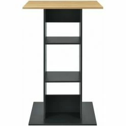 Les meilleures critiques de 🛒 HELLOSHOP26 Table De Bar Bistrot Avec 3 étagères De Rangement 10 Cm Gris Foncé - Gris 🌟 7 Les meilleures critiques de 🛒 HELLOSHOP26 Table De Bar Bistrot Avec 3 étagères De Rangement 10 Cm Gris Foncé - Gris 🌟 -Table haute Boutique 33344887 2