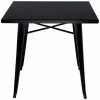 Meilleure affaire 🎉 LÚZETE - MESA JOSEPHINE METAL NEGRA - Noir 🛒 -Table haute Boutique 33392723 1