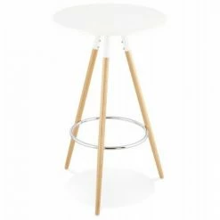 Les meilleures critiques de ✔️ Paris Prix - Table De Bar "uzak" 101cm Blanc 👏