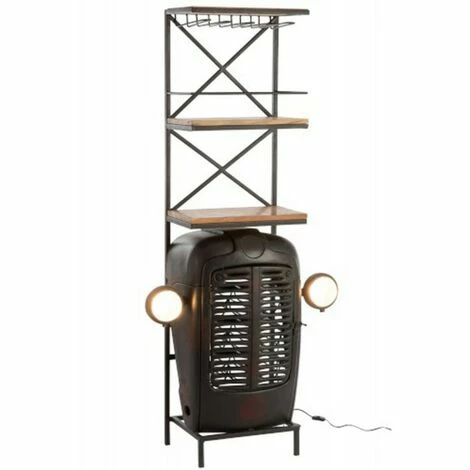 Meilleur prix 🥰 Paris Prix - Comptoir De Bar En Métal "tracteur" 181cm Noir ❤️ 4 Meilleur prix 🥰 Paris Prix - Comptoir De Bar En Métal "tracteur" 181cm Noir ❤️ – Image 2